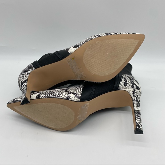 New York & Company Faye High Heel Ankle Boots snakeskin faux leather size 9M NEW - Picture 3 of 6